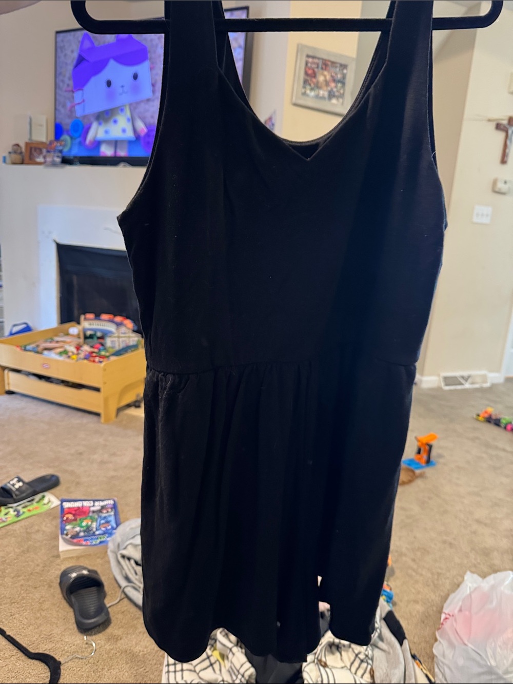 LOFT Black Sleeveless V-Neck Jumpsuit Romper
